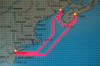 Cruise Route (Off Coast of Long Island Now)