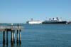 Queen Mary from Shoreline Park