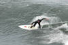 Surfer at Point Santa Cruz