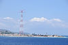 Old Electrical Pylon Looking Back at Strait of Messina