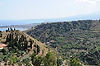 View from below Taormina
