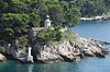 Daksa Island Lighthouse leaving Dubrovnik