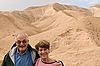 Mort & Harolyn at Sea Level on Route 1 to Dead Sea