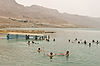 Swimming in the Dead Sea at Hod Hamidbar