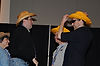 Ellen & Tom Give Cheese Hats to Gary & Steve
