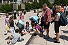 Family at AT&T Plaza Cloud Gate
