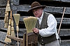 Broom Maker at Historic Brattonsville