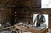 Carpenter in Work Barn at Historic Brattonsville