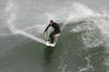 Surfer at Point Santa Cruz