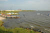 Behind Miller's Waterfront Restaurant