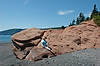 Ellen at Red Rocks Beach