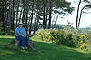 Ellen at Grandique Point Lighthouse
