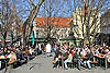 Biergarten in Viktualienmarkt