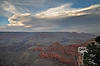 Sunset over O'Neil Butte (from Mather Point)