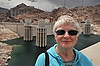 Mom at Hoover Dam
