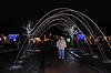 Ellen under Tunnel Fountain