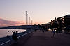 Sunset along Promenade des Anglais