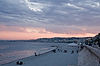 Sunset along Quai des Etates-Unis