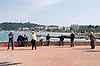 Bocce at Place Albert 1er