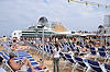 Oosterdam Leaving Barcelona Port
