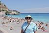 Ellen at Promenade des Anglais