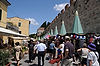 Pisa City Walls & Souvenir Vendors
