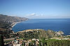 View from back of Teatro Greco (Greek Theater)
