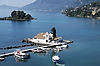 Pondikonissi (Mouse Island) and Church of St. Jason & St. Sosipater