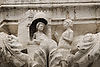 Carvings atop Column of Doge's Palace