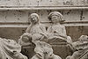 Carvings atop Column of Doge's Palace