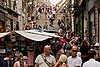 Approaching Rialto Bridge