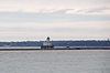 Milwaukee Breakwater Light from McKinley Park