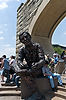 Mister Rogers Statue in "Tribute to Children" Park