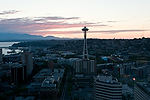 Space Needle at Sunset