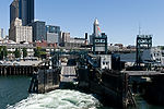Seattle from Ferry to Bainbridge Island