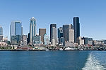 Seattle from Ferry to Bainbridge Island
