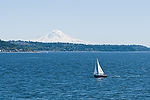 Mount Ranier from Ferry to Bainbridge Island
