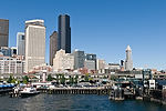 Seattle from Ferry from Bainbridge Island to Seattle