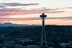 Space Needle at Sunset