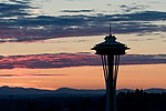Space Needle at Sunset