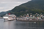 Arriving at Ketchikan