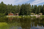 Across Lake Tiulana from Athabascan Area