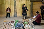 Inside Yup'ik & Cup'ik Qasgiq (Men's House)