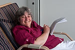 Ellen on Our Deck at 9:30pm