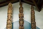 Brady Pole Exhibit in Sitka Park Visitor Center