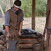 Blacksmith at Historic Brattonsville