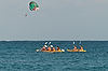 Family in Sea Kayaks