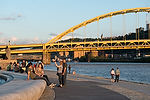 Point State Park Fountain, Monongahela River & Fort Pitt Bridge