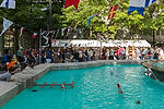Sailboats in Gateway Center Fountain