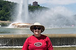 Ellen at Point State Park Fountain